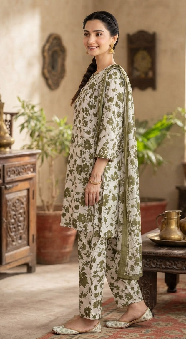 Unstiched stone linen 2p
